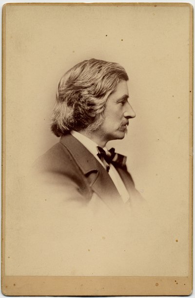 フランクリン・ベンジャミン・サンボーン（1831-1917）、アメリカの社会改革者、ジャーナリスト社会科学者。 HGスミス、ボストンの写真（アルブメン写真） 作： American Photographer
